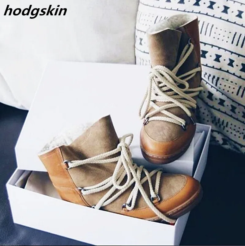 2019 Winter Warm Women Snow Boots Plush Fur Inside Ankle Boots Flats Height Increasing Lace up Shoes Woman Zapatillas Mujer
2019 Winter Warm Women Snow Boots Plush Fur Inside Ankle Boots Flats Height Increasing Lace up Shoes Woman Zapatillas Mujer