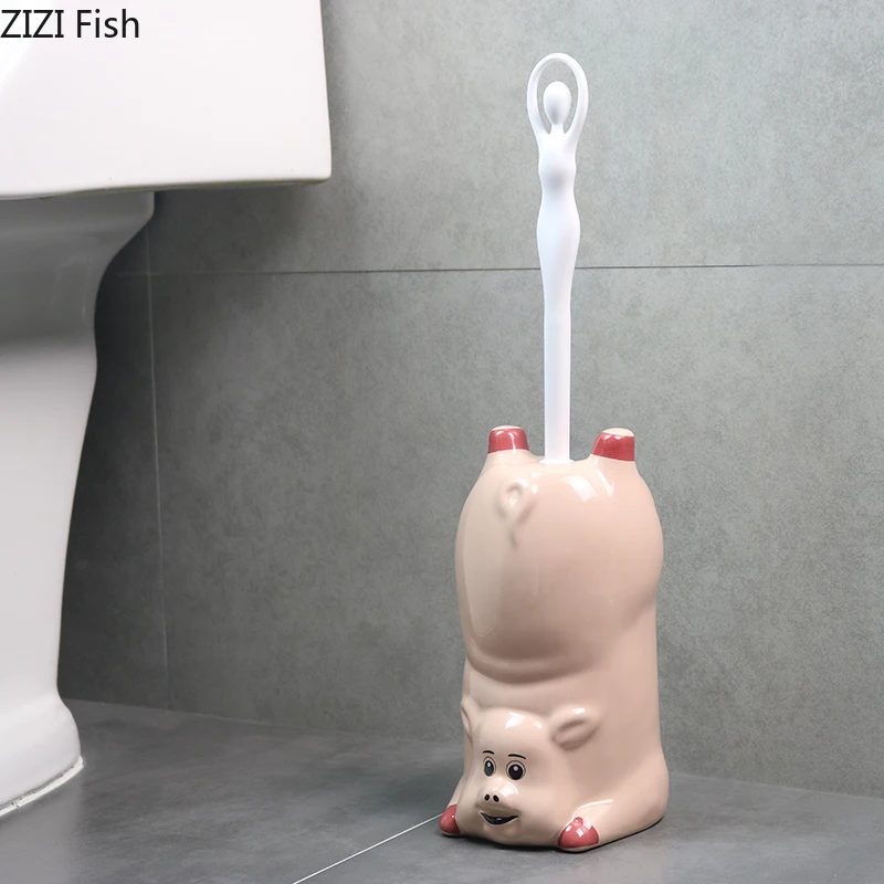 Ceramics Toilet Brush Set Plastic Handle Ceramics Base Toilet Cleaning Plastic Soft Brush Toilet Cleaning Tools
Ceramics Toilet Brush Set Plastic Handle Ceramics Base Toilet Cleaning Plastic Soft Brush Toilet Cleaning Tools