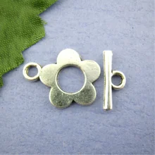 Doreen Box Lovely 25Sets Tibetan Silver Flower Toggle Clasps Ring16*20mm (B00426)
Doreen Box Lovely 25Sets Tibetan Silver Flower Toggle Clasps Ring16*20mm (B00426)