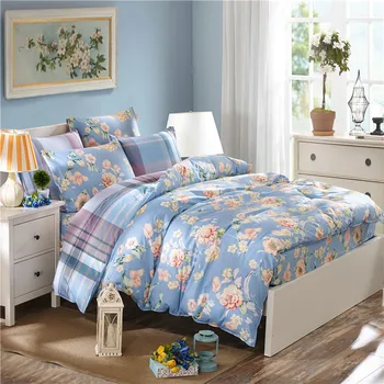Pure cotton bed sheet yellow blue flower plaid printing queen twin king size bedding set pillowcase duvet cover kid Home textile
Pure cotton bed sheet yellow blue flower plaid printing queen twin king size bedding set pillowcase duvet cover kid Home textile