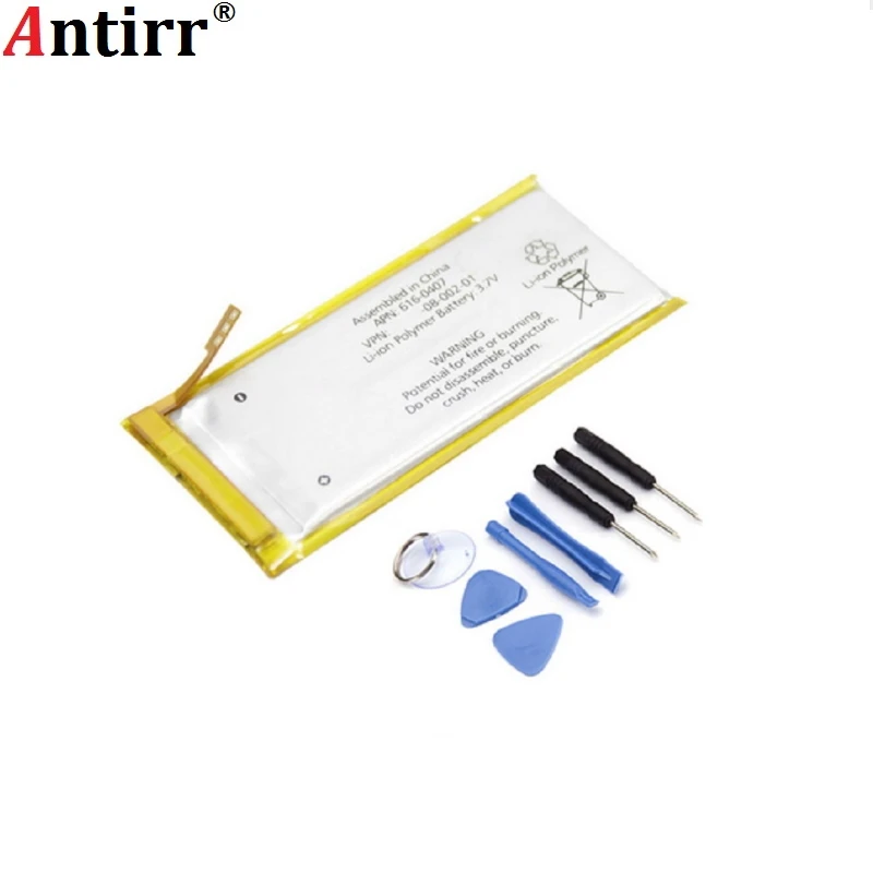 Antirr 3.7V Li-ion Polymer Battery Replacement for iPod Nano 4 4th Gen with free Tools
Antirr 3.7V Li-ion Polymer Battery Replacement for iPod Nano 4 4th Gen with free Tools