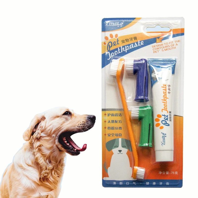 Pet Toothbrush Set Puppy Vanilla/Beef Taste Toothbrush Toothpaste Dog Cat Finger Tooth Back Up Brush Care Pet accessories 2019
Pet Toothbrush Set Puppy Vanilla/Beef Taste Toothbrush Toothpaste Dog Cat Finger Tooth Back Up Brush Care Pet accessories 2019