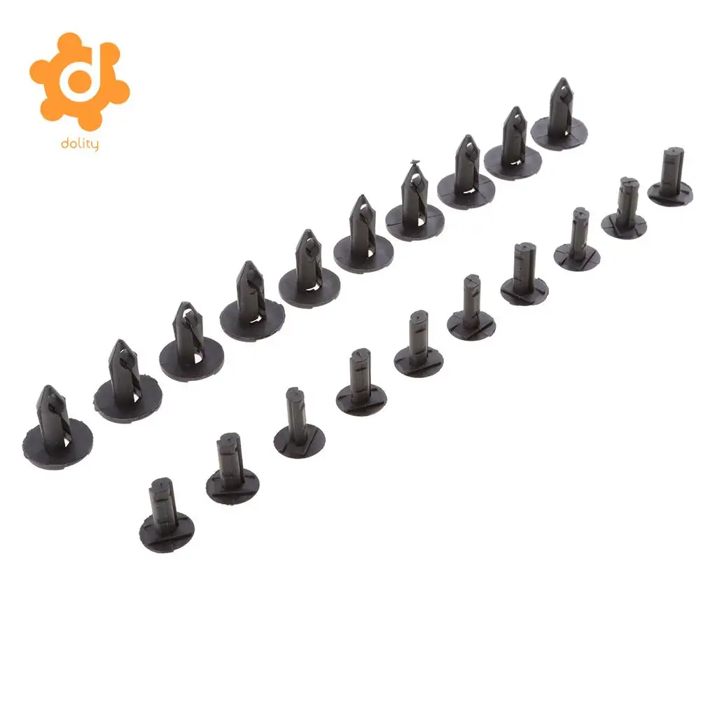 10 Pieces Car Bumper Rivet Retainer Fastener Clip for VW Golf 4 Audi