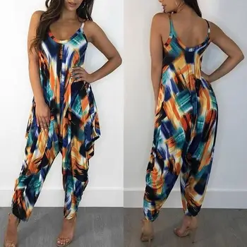 Women Casual O-Neck Sleeveless Print One-Piece Loose Ankle Length Summer Multicolor Jumpsuits
Women Casual O-Neck Sleeveless Print One-Piece Loose Ankle Length Summer Multicolor Jumpsuits