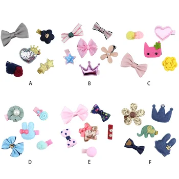 Girls Cartoon Hairpin Bow Crown Flower Design Hair Pin Children Hairpin Princess Barrettes Hair Accessories 6 Pieces Set
Girls Cartoon Hairpin Bow Crown Flower Design Hair Pin Children Hairpin Princess Barrettes Hair Accessories 6 Pieces Set