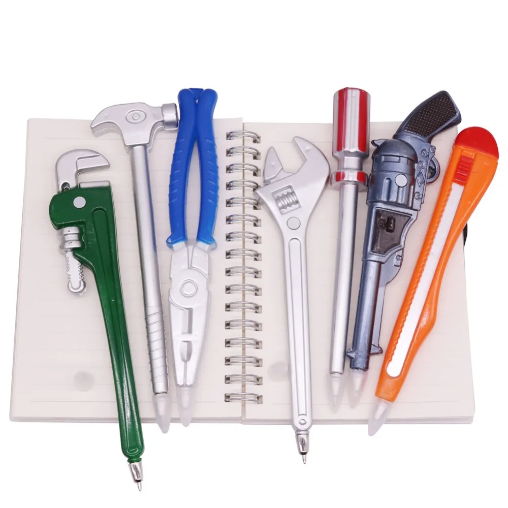 50 pcs 0.5mm Ballpoint Pen Simulation Tool Pen Wrench/Utility knife/Gun/Pipe wrenches/Screwdriver/Hammer/Pointed pliers
50 pcs 0.5mm Ballpoint Pen Simulation Tool Pen Wrench/Utility knife/Gun/Pipe wrenches/Screwdriver/Hammer/Pointed pliers