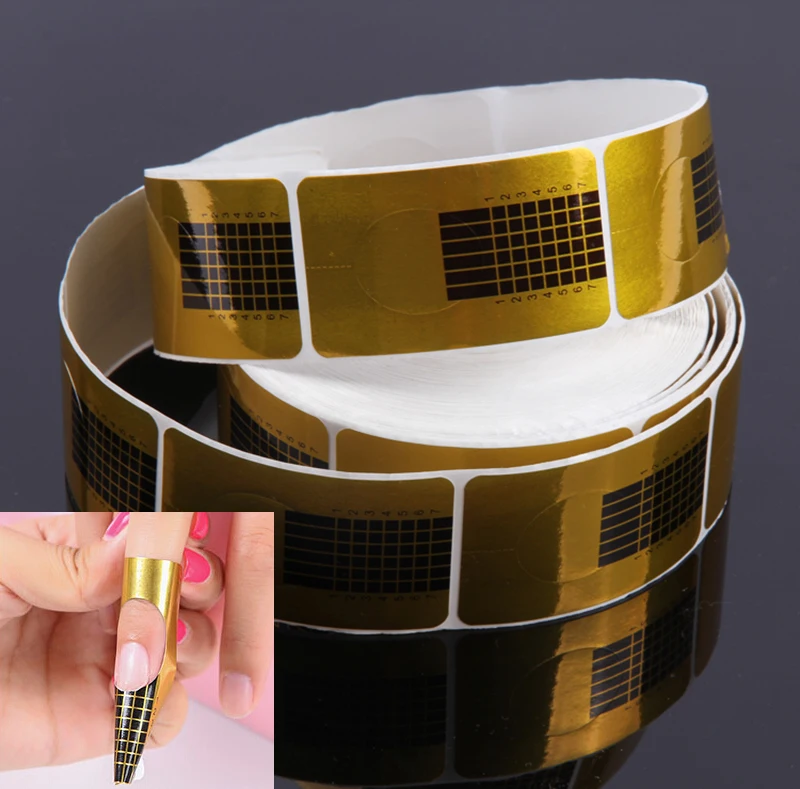 50-100pcs/pack Nail Art Guide Form Sticker Acrylic UV Gel Tip Extension Nail Tool Golden Nail Paper Hoder Free shipping ZT-F-01
50-100pcs/pack Nail Art Guide Form Sticker Acrylic UV Gel Tip Extension Nail Tool Golden Nail Paper Hoder Free shipping ZT-F-01