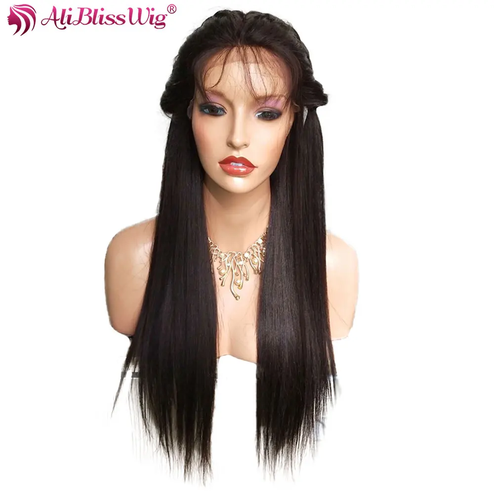 Yaki Straight Lace Front Human Hair Wigs For Women Brazilian Remy 150% Density 3 Inch Natural Color Pre Plucked AliBlissWig Lace
Yaki Straight Lace Front Human Hair Wigs For Women Brazilian Remy 150% Density 3 Inch Natural Color Pre Plucked AliBlissWig Lace