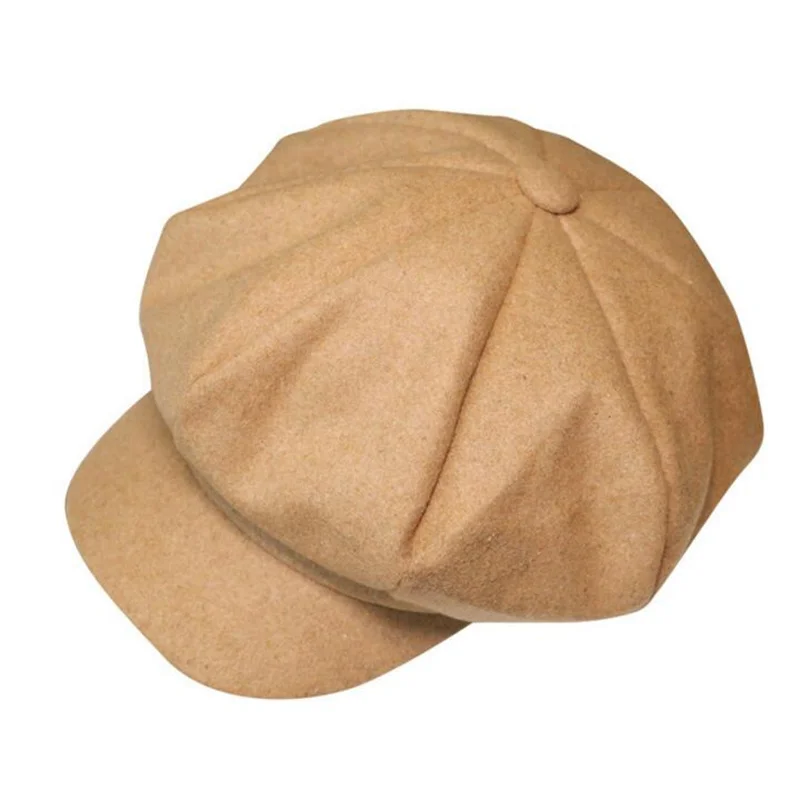 Wool Newsboy Cap Men Women 8 Panel Flat Caps Driver Baker Boy Hat Winter Warmer Gatsby Beret Hats H4
Wool Newsboy Cap Men Women 8 Panel Flat Caps Driver Baker Boy Hat Winter Warmer Gatsby Beret Hats H4