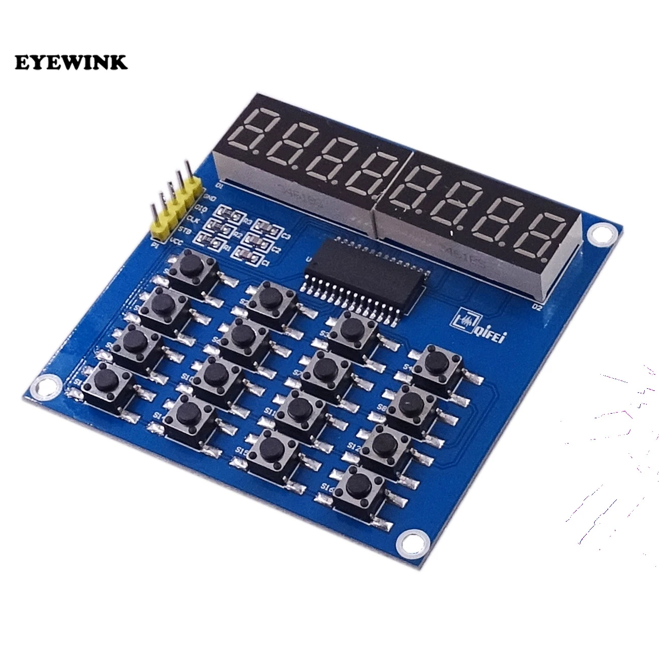 DIY Kit Parts TM1638 8 Bits LED Digital Tube Module Keyboard Scan and Key Display Module For Arduino
DIY Kit Parts TM1638 8 Bits LED Digital Tube Module Keyboard Scan and Key Display Module For Arduino