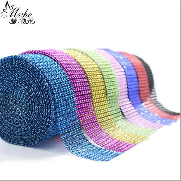 4CmX1Yard l Diamond Rhinestone Wrap Ribbon Wedding Party Home Decoration Wedding Supplies Wrapper Ribbons 8 Rows Net Drill
4CmX1Yard l Diamond Rhinestone Wrap Ribbon Wedding Party Home Decoration Wedding Supplies Wrapper Ribbons 8 Rows Net Drill