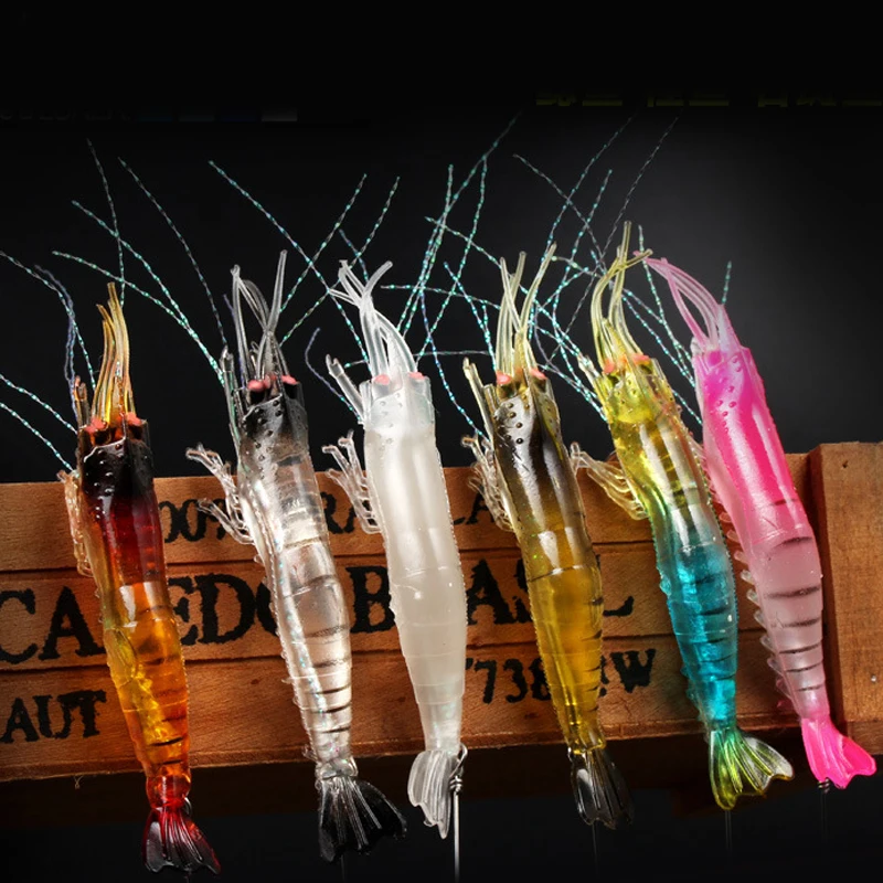 6pcs/lot Pink Shrimp Soft Lure Pink Artificial Bait Wiht Hook Noctilucence Fishing Lure
6pcs/lot Pink Shrimp Soft Lure Pink Artificial Bait Wiht Hook Noctilucence Fishing Lure