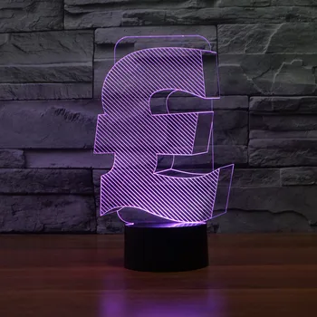 Color changing Flashing touch sensor control pound sign Acrylic 3D LED Night Light LED UK GBP USB table Lamp
Color changing Flashing touch sensor control pound sign Acrylic 3D LED Night Light LED UK GBP USB table Lamp