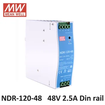48VDC laboratory power supply MEAN WELL NDR-120-48 Single Output 120W 48V 2.5A Industrial DIN Rail Mounted Meanwell Power Supply
48VDC laboratory power supply MEAN WELL NDR-120-48 Single Output 120W 48V 2.5A Industrial DIN Rail Mounted Meanwell Power Supply