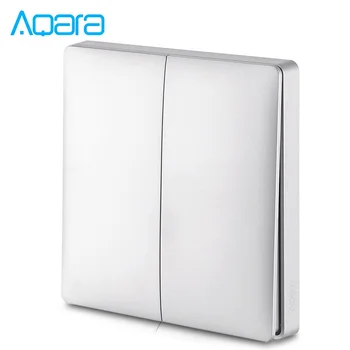 Aqara Wall Intelligent Linkage Light Control Switch Panel Zero Fire Double Key Version
Aqara Wall Intelligent Linkage Light Control Switch Panel Zero Fire Double Key Version