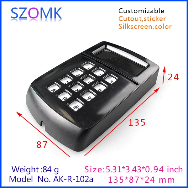 wireless LCD home security alarm system enclosure smart box (10 pcs) 135*87*24mm plastic enclosure for electronics plastic case
wireless LCD home security alarm system enclosure smart box (10 pcs) 135*87*24mm plastic enclosure for electronics plastic case