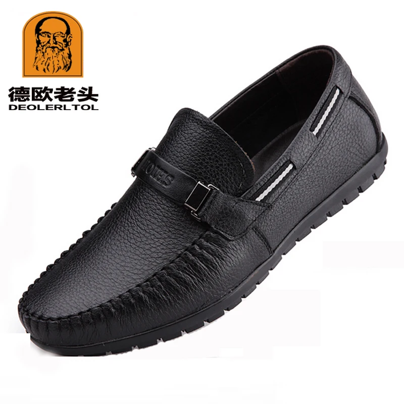 2019 New Men's Genuine Leather Shoes Anti-slip Father Soft Shoes Head Leather 38-46 Slip-on Black Man Leather Shoes
2019 New Men's Genuine Leather Shoes Anti-slip Father Soft Shoes Head Leather 38-46 Slip-on Black Man Leather Shoes