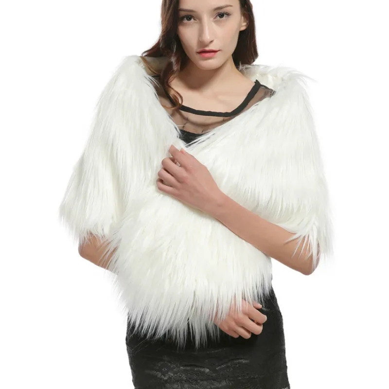 Winter Warm Faux Fur Shawl imitation Fur Cape jacket Waistcoat Mongolia Sheep Fur Poncho Shawl cloak 2018 New
Winter Warm Faux Fur Shawl imitation Fur Cape jacket Waistcoat Mongolia Sheep Fur Poncho Shawl cloak 2018 New