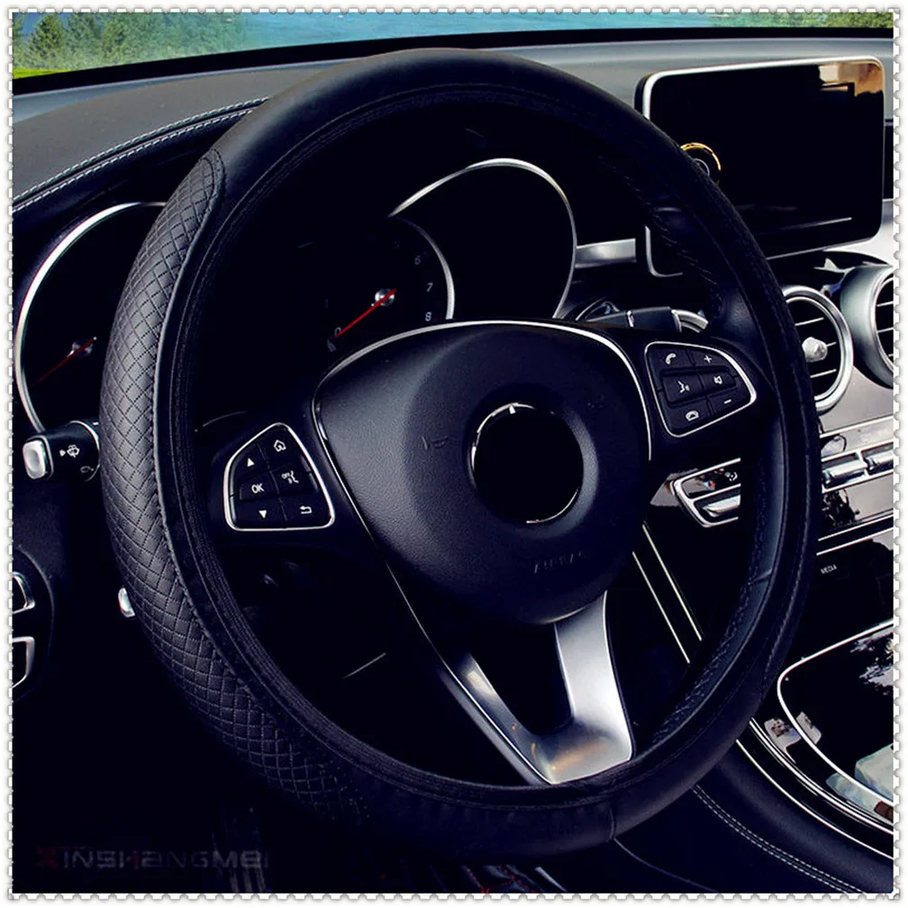 car Steering wheel Artificial Leather Cover for Toyota 4Runner Sienna Sequoia Prius GR Camry i-TRIL COASTER highlander Yaris
car Steering wheel Artificial Leather Cover for Toyota 4Runner Sienna Sequoia Prius GR Camry i-TRIL COASTER highlander Yaris