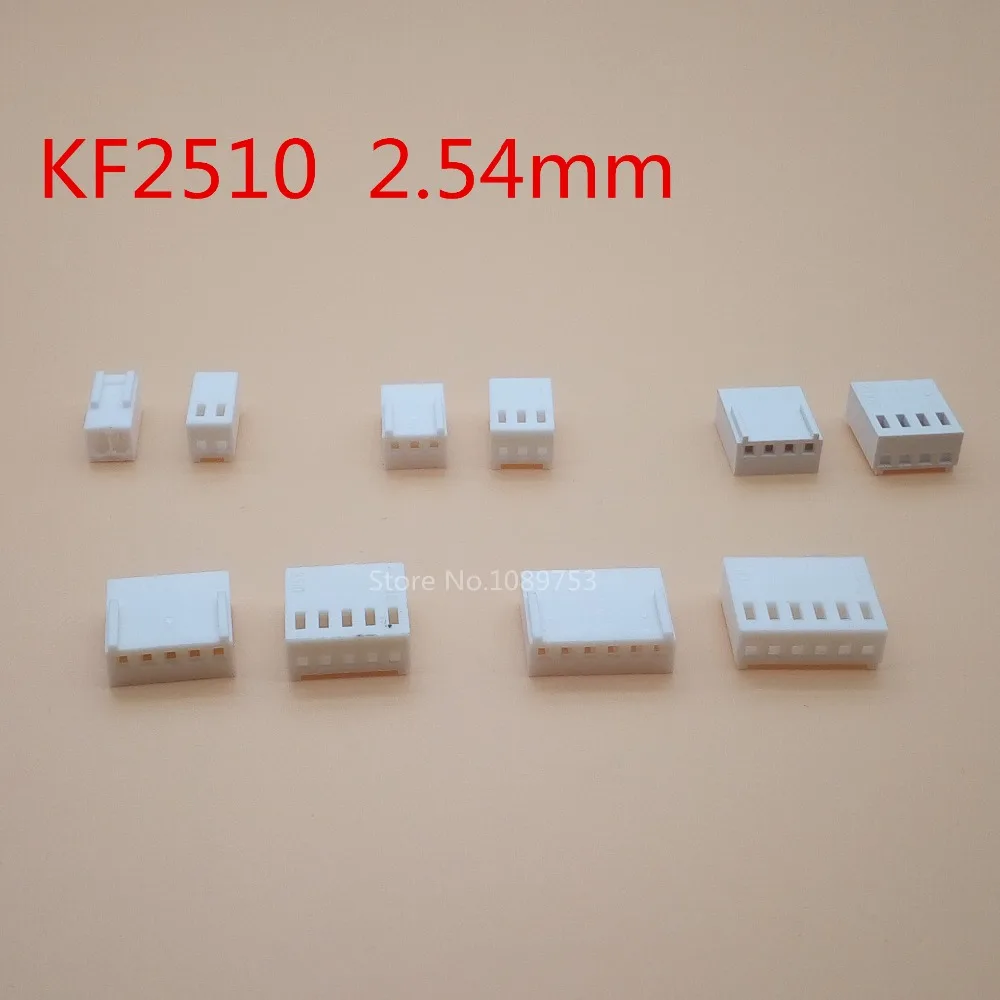 50Pcs KF2510 2/3/4/5/6 Pin 2.54mm Pitch Plastic Head Wire Cable Housing Female Pin Connectors Adaptor
50Pcs KF2510 2/3/4/5/6 Pin 2.54mm Pitch Plastic Head Wire Cable Housing Female Pin Connectors Adaptor
