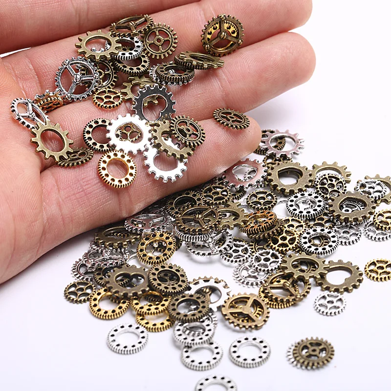 20/40pcs 8-12mm Metal Mixed Mini Clock Gear Charms Beads Handmade DIY for Bracelet Pendant Crafts Jewelry Making Findings
20/40pcs 8-12mm Metal Mixed Mini Clock Gear Charms Beads Handmade DIY for Bracelet Pendant Crafts Jewelry Making Findings
