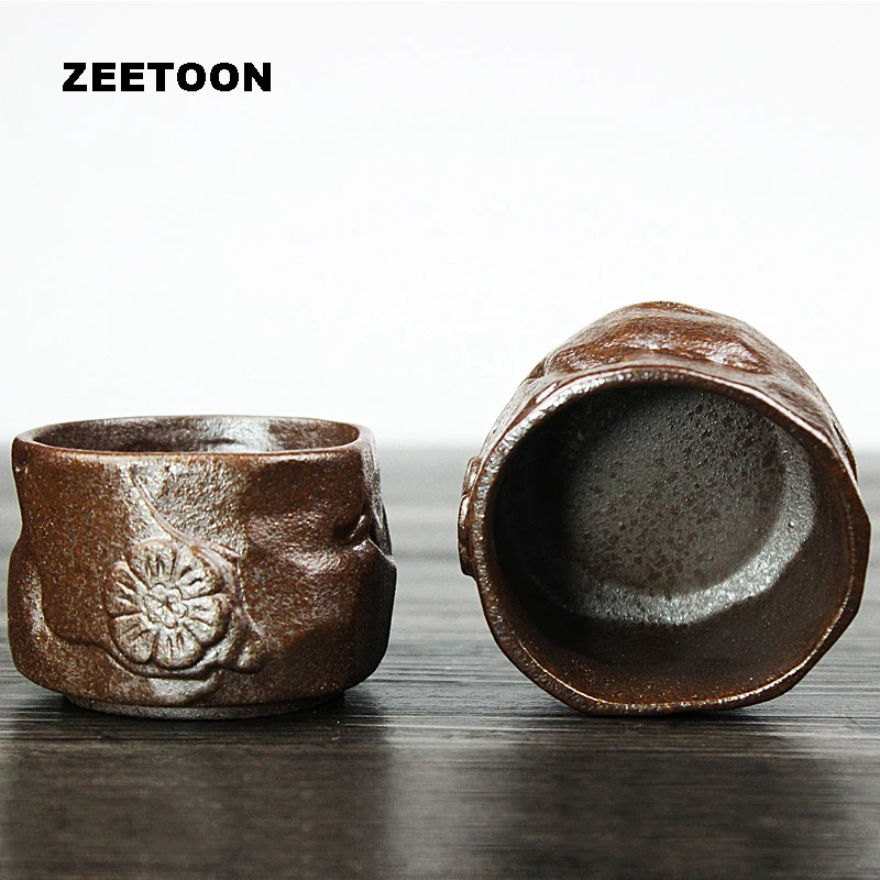 Japanese Kung Fu Tea Set Kiln Ceramics Cups Handmade Coarse Pottery Master Teacup stone Pattern Tea Bowl Home Cabinet Decor New
Japanese Kung Fu Tea Set Kiln Ceramics Cups Handmade Coarse Pottery Master Teacup stone Pattern Tea Bowl Home Cabinet Decor New