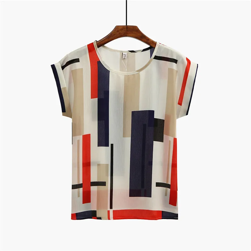 t shirt women Plus Size Floral Striped Printing Chiffon t-shirt M-3XL O-neck Short Sleeves Summer Tops tshirt Girl Tees
t shirt women Plus Size Floral Striped Printing Chiffon t-shirt M-3XL O-neck Short Sleeves Summer Tops tshirt Girl Tees