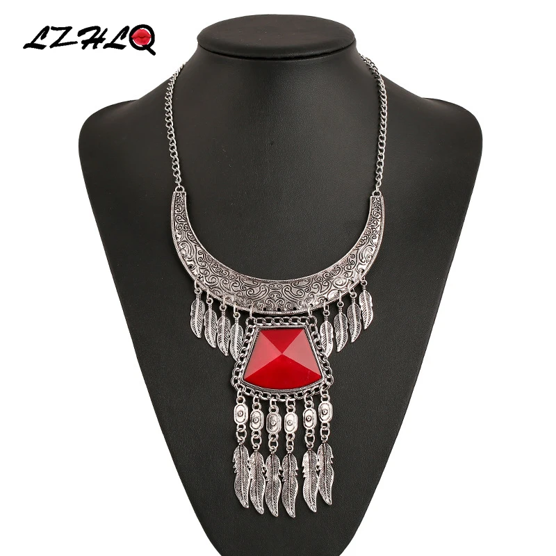 LZHLQ 2017 Fashion Bohemian Choker Collar Necklace Vintage Leaf Tassel Statement Maxi Long Women Acrylic Collier Femme Jewelry
LZHLQ 2017 Fashion Bohemian Choker Collar Necklace Vintage Leaf Tassel Statement Maxi Long Women Acrylic Collier Femme Jewelry