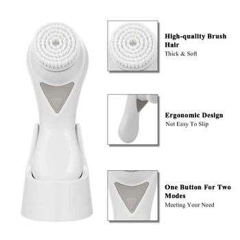 Sonic Electric Facial Brush Multifunction Deep Cleaning Electric Facial Cleansing Face Brush Spa Massage Skin Care Tool US Plug
Sonic Electric Facial Brush Multifunction Deep Cleaning Electric Facial Cleansing Face Brush Spa Massage Skin Care Tool US Plug