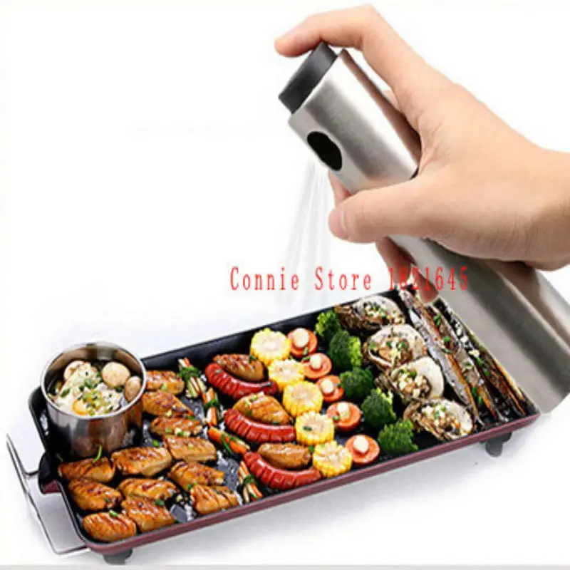 Best Stainless Steel Pump & Spray Any Oil BBQ grill Salads Fry bottle Kitchen Utensil Sprayer cooking tools
Best Stainless Steel Pump & Spray Any Oil BBQ grill Salads Fry bottle Kitchen Utensil Sprayer cooking tools