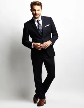 Black Slim Fit Suits One Button For Groom Tuxedos Wedding Suits Groomsmen Best Man Prom Suits
Black Slim Fit Suits One Button For Groom Tuxedos Wedding Suits Groomsmen Best Man Prom Suits