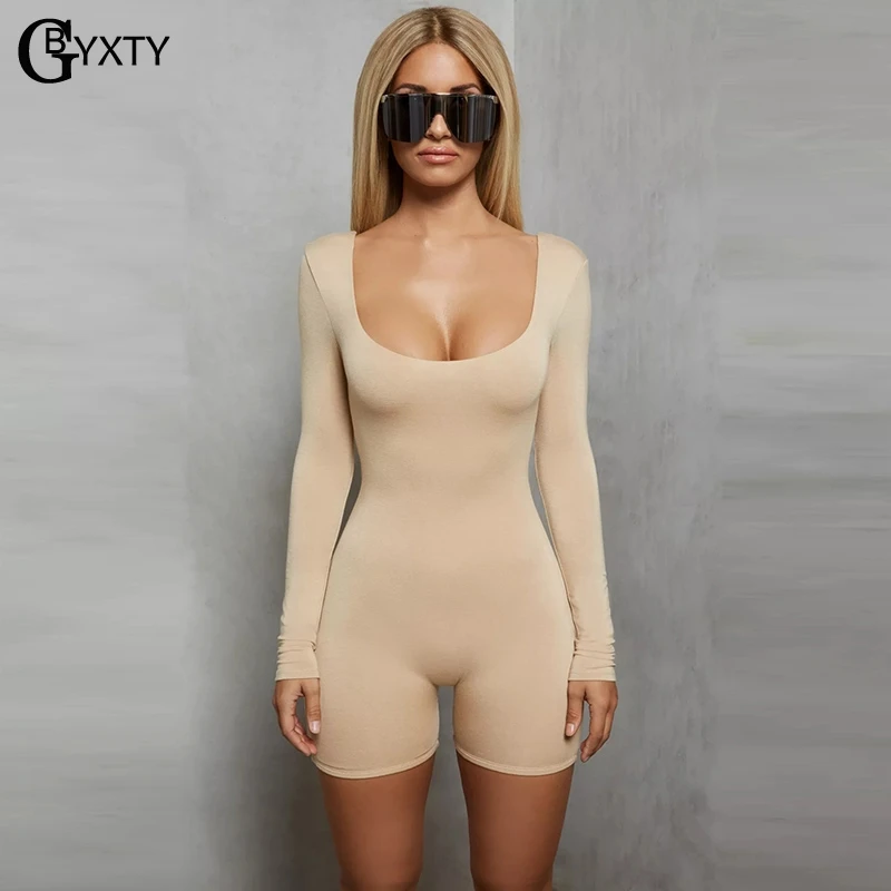 GBYXTY One Piece Fitness Biker Playsuits Women Backless Bodycon Playsuits Casual Spring Autumn Long SLeeve Playsuit Romper ZL114
GBYXTY One Piece Fitness Biker Playsuits Women Backless Bodycon Playsuits Casual Spring Autumn Long SLeeve Playsuit Romper ZL114