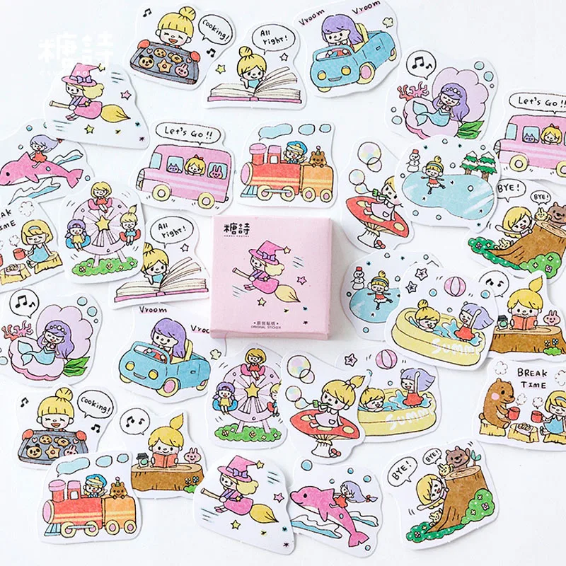45pcs /Pack Happy Elf Girl Life Boxed Album Decorative Stickers DIY Stickers Stick Label School Office Supply
45pcs /Pack Happy Elf Girl Life Boxed Album Decorative Stickers DIY Stickers Stick Label School Office Supply
