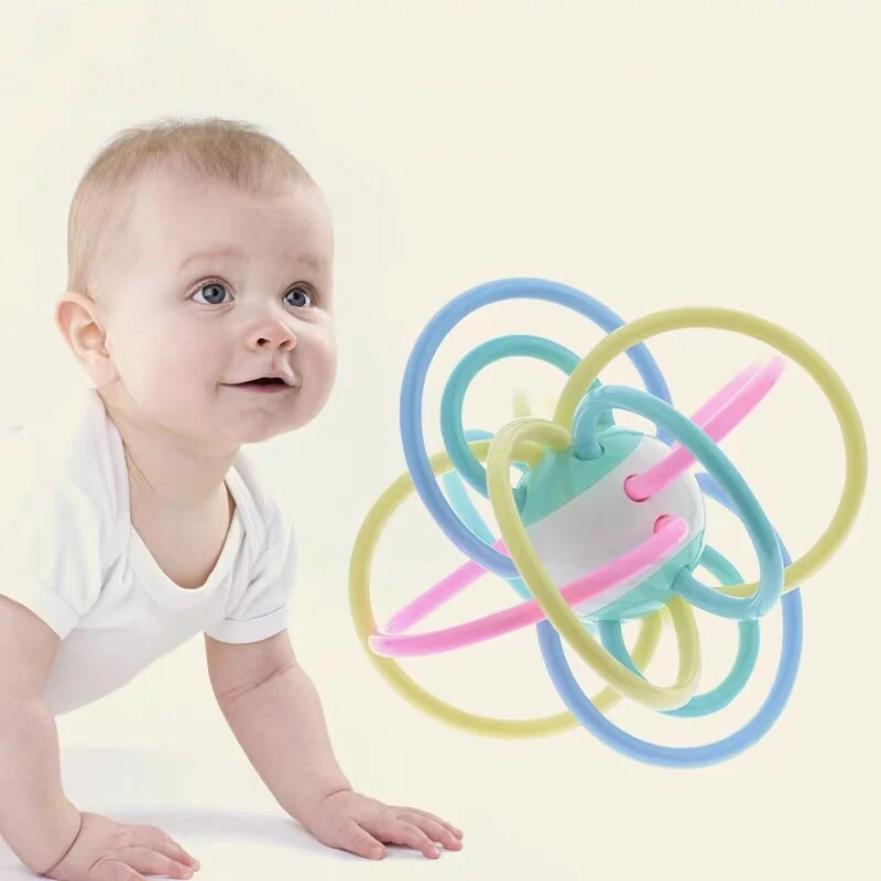 Newborn Baby Development Ball Safe Soft Teething Toys Plastic Hand Bell Early Educational Rattle Teether Baby Toys
Newborn Baby Development Ball Safe Soft Teething Toys Plastic Hand Bell Early Educational Rattle Teether Baby Toys