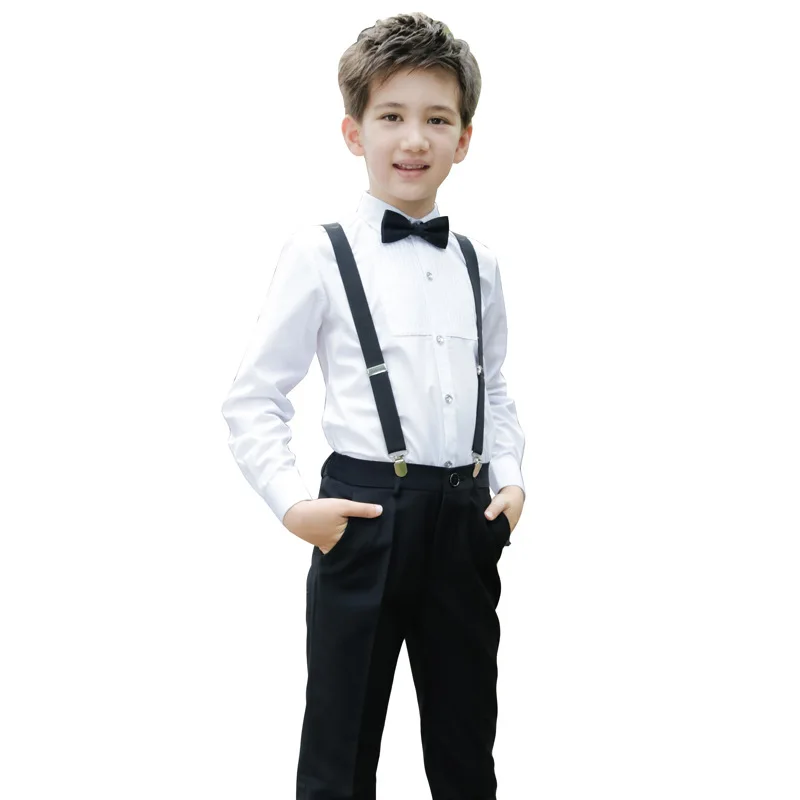 

2019 New Kids Suit for Boy Suits Weddings Costume Enfant Garcon Mariage Disfraz Infantil Boy Formal Suit Child 2pcs Shirt Pants