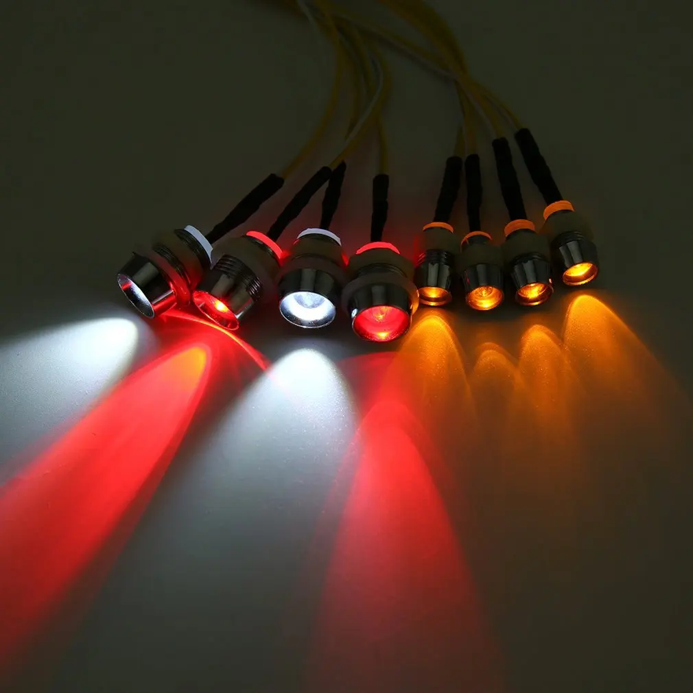 8 LED Lights Lamp Kit Headlights Taillight White Red Yellow Led for RC Car Truck Model Tank HSP Accessories RC Toy Spare Parts
8 LED Lights Lamp Kit Headlights Taillight White Red Yellow Led for RC Car Truck Model Tank HSP Accessories RC Toy Spare Parts
