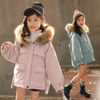 2019 Winter Children Girls Faux Down Cotton Jackets Coat Kids Girls Thick Warm Parka Teenage Hooded Zipper Outwear Clothes W144
2019 Winter Children Girls Faux Down Cotton Jackets Coat Kids Girls Thick Warm Parka Teenage Hooded Zipper Outwear Clothes W144