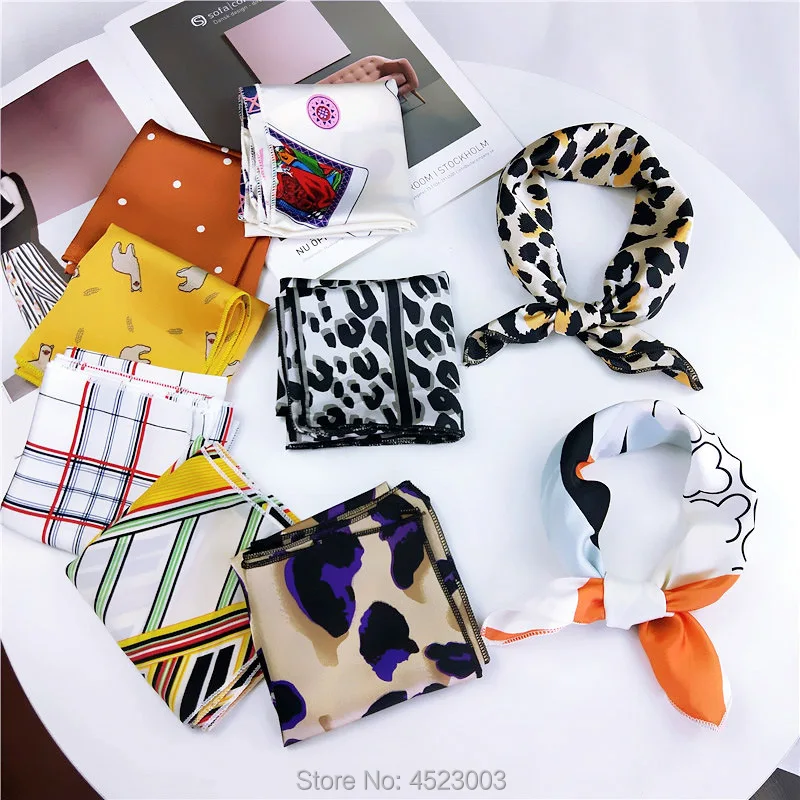 50X50cm Square Scarf Women Hair Tie Band for Business Party Elegant Small Vintage Skinny Retro Head Neck Silk Satin Scarf
50X50cm Square Scarf Women Hair Tie Band for Business Party Elegant Small Vintage Skinny Retro Head Neck Silk Satin Scarf