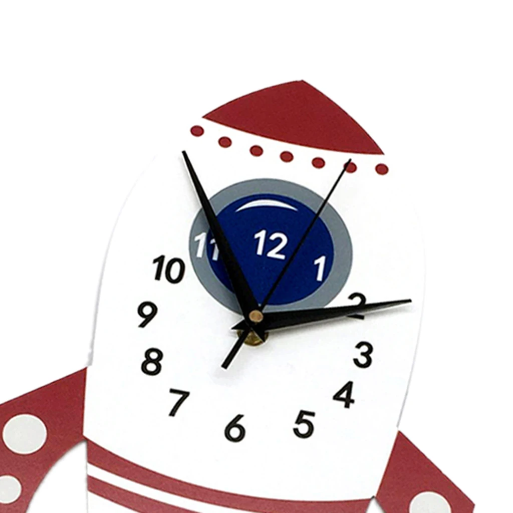 Japanese Adorable Pendulum Clock Funny Crafts Swinging Tail Wall Clock Kit for Kid's Nursery Children's Bedroom Decor