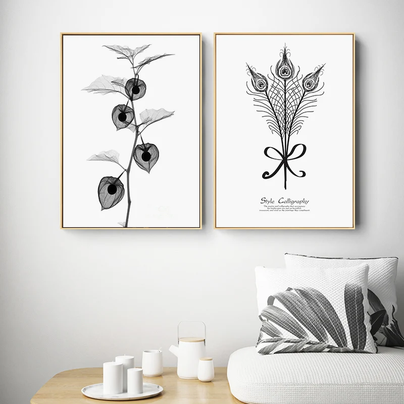 Modern Minimalist Abstract Flower Canvas Painting Black White Plant Wall Art Poster Print decorative Picture for Living Room
Modern Minimalist Abstract Flower Canvas Painting Black White Plant Wall Art Poster Print decorative Picture for Living Room