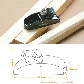 HQ Tiny Mini Small 90MM Woodworking Steel Plane Carpenter Plane with 25MM Adjustable Edged Blade for Small Pieces Wood
HQ Tiny Mini Small 90MM Woodworking Steel Plane Carpenter Plane with 25MM Adjustable Edged Blade for Small Pieces Wood