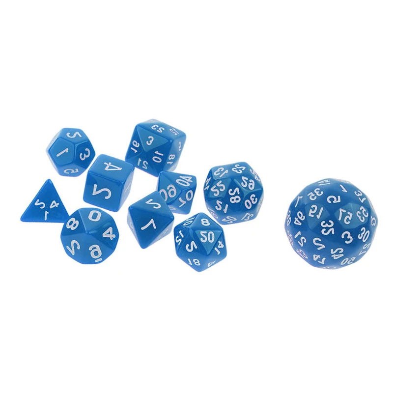 10pcs Multi-Sided Dices Digital Dice Acrylic Dices Toy For D&D RPG Playing Game Party Toys
10pcs Multi-Sided Dices Digital Dice Acrylic Dices Toy For D&D RPG Playing Game Party Toys
