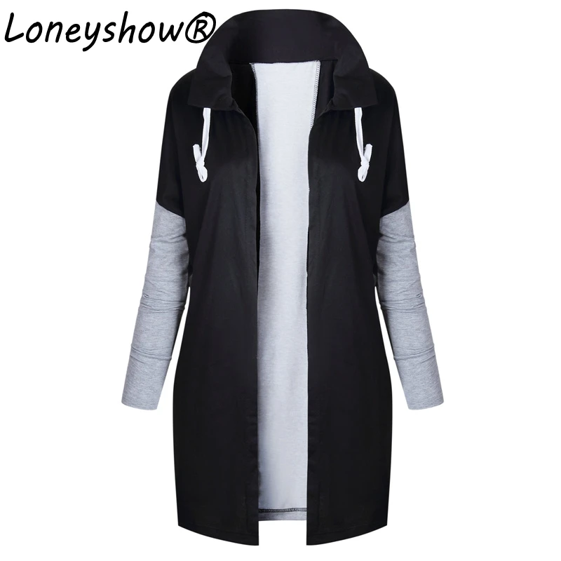 Loneyshow New 2017 Autumn Winter Women Warm Coats Gray Pink Patchwork Long Sleeve Hooded Jacket Casual Open Stitch Outwear Coats
Loneyshow New 2017 Autumn Winter Women Warm Coats Gray Pink Patchwork Long Sleeve Hooded Jacket Casual Open Stitch Outwear Coats