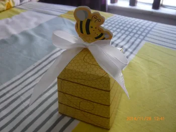 baby shower favor gift box -- Cute Type "Sweet as Can Bee!" Mom and Baby Beehive Birthday party sweet candy box 400pcs/lot
baby shower favor gift box -- Cute Type "Sweet as Can Bee!" Mom and Baby Beehive Birthday party sweet candy box 400pcs/lot