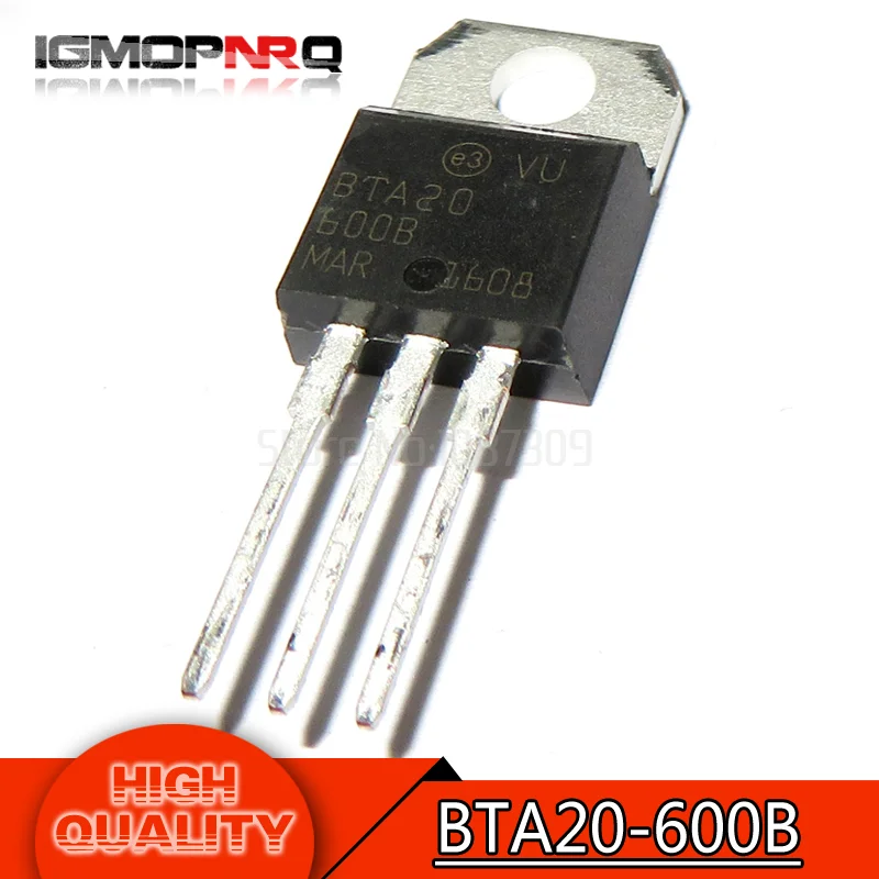 5pcs BTA20-600B BTA20 BTA20-600 Triacs 20 Amp 600 Volt TO-220 new original
5pcs BTA20-600B BTA20 BTA20-600 Triacs 20 Amp 600 Volt TO-220 new original