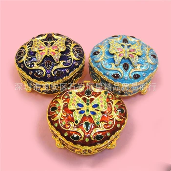 European metal crafts Enamel painting craft gift Jewelry box,desktop Decoration home ornaments gift(A378)
European metal crafts Enamel painting craft gift Jewelry box,desktop Decoration home ornaments gift(A378)