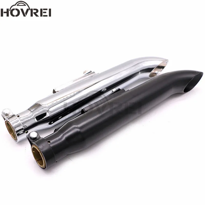 Universal retro Motorcycle chrome Reverse Cone Exhaust Pipe Muffler Silencer For Harley Cafe Racer Chopper Bobber Custom
Universal retro Motorcycle chrome Reverse Cone Exhaust Pipe Muffler Silencer For Harley Cafe Racer Chopper Bobber Custom