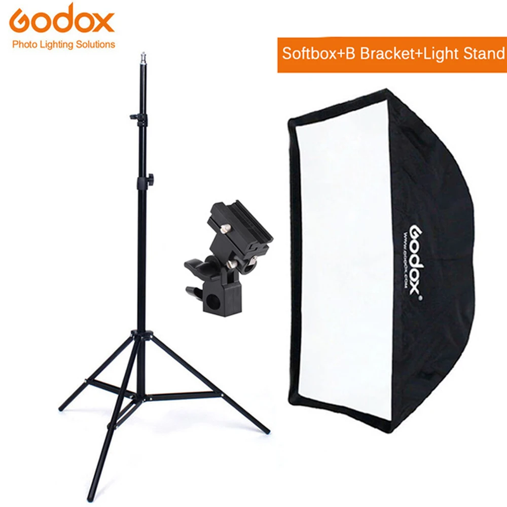 Godox 50*70cm Umbrella Softbox bracket Light Stand kit for Strobe Studio Flash Speedlight Photography
Godox 50*70cm Umbrella Softbox bracket Light Stand kit for Strobe Studio Flash Speedlight Photography