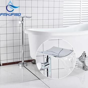 Chrome/Gold/Antique/ORB Bathroom Floor Mount Faucet Tub Filler Single Pole Swivel Spout Bath Shower Single Handle 4 Color Choose
Chrome/Gold/Antique/ORB Bathroom Floor Mount Faucet Tub Filler Single Pole Swivel Spout Bath Shower Single Handle 4 Color Choose