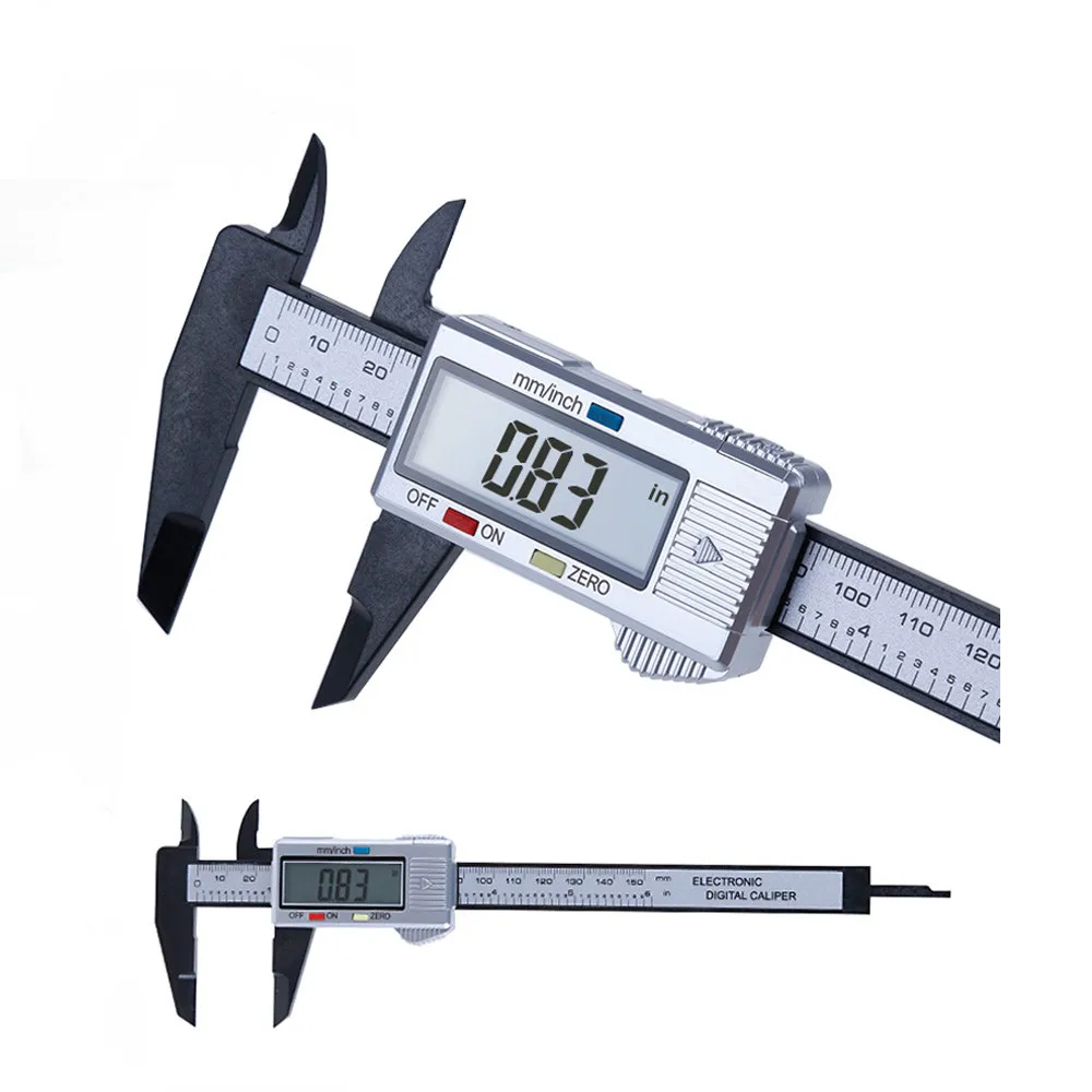 Vastar 150mm 100mm Electronic Digital Caliper 6 Inch Carbon Fiber Vernier Caliper Gauge Micrometer Measuring Tool Digital Ruler
Vastar 150mm 100mm Electronic Digital Caliper 6 Inch Carbon Fiber Vernier Caliper Gauge Micrometer Measuring Tool Digital Ruler